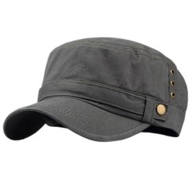 Unisex Casual Peaked Cap Flat-top Caps Adjustable Hunting Cap Army Cap Army